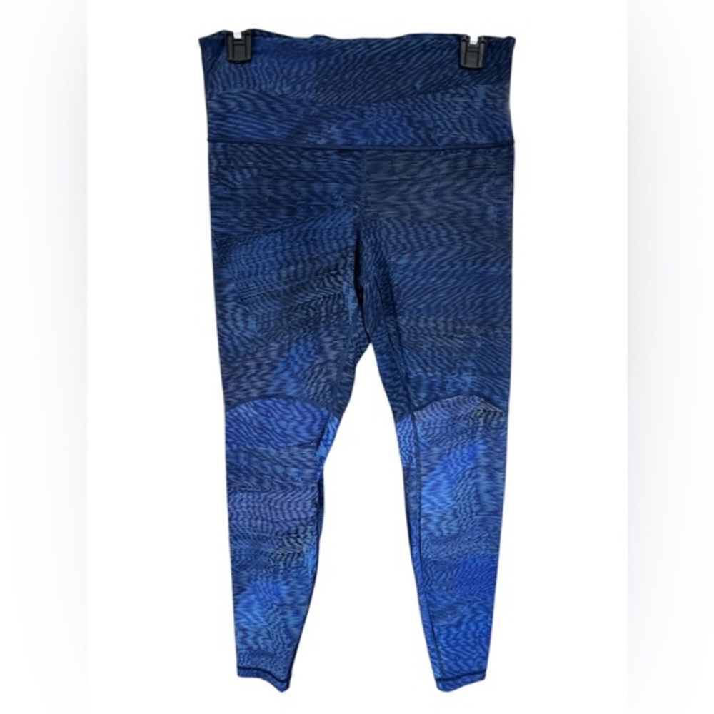 Lululemon Athletica Navy Patterned Leggings